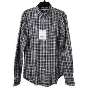 North Country Shirt Mens M Tartan Plaid Portuguese Flannel Cotton Button Down